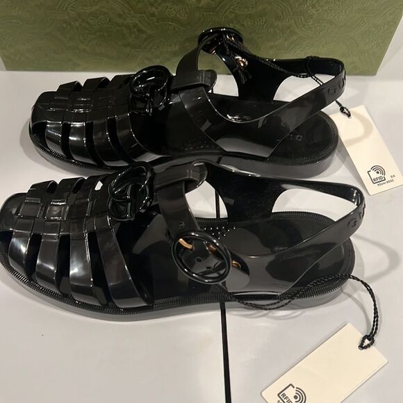 Brand new Gucci rubber sandals with box - Picture 5 of 6